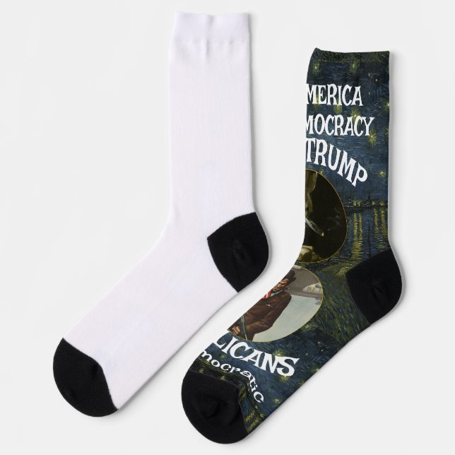 DHS FBI CBP Trump Socks 1 2 3 4 5 6 7 8 9  (Left)