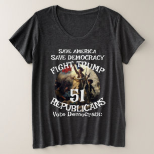 DHS FBI  PLUS SIZE T-Shirt