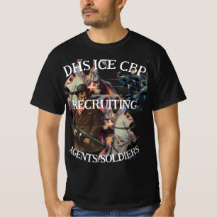 DHS ICE CBP Recruiting Clansman Birth Nation Trump T-Shirt