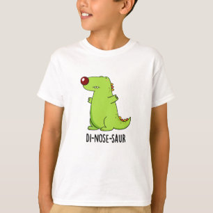 Di-nose-saur Funny Dinosaur Pun T-Shirt