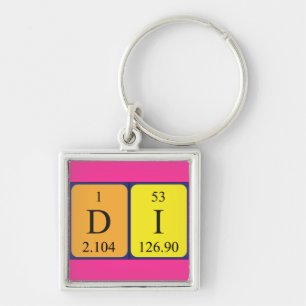 Di periodic table name keyring 2