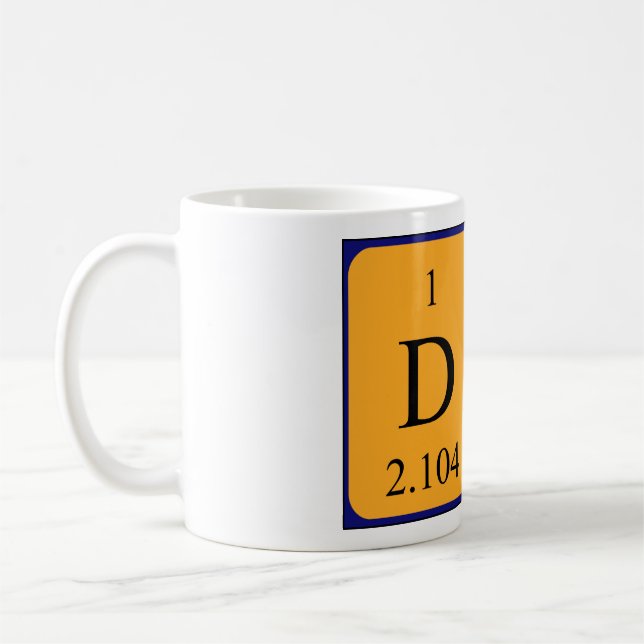 Di periodic table name mug 1 (Left)
