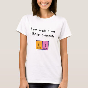 Di periodic table name shirt 6