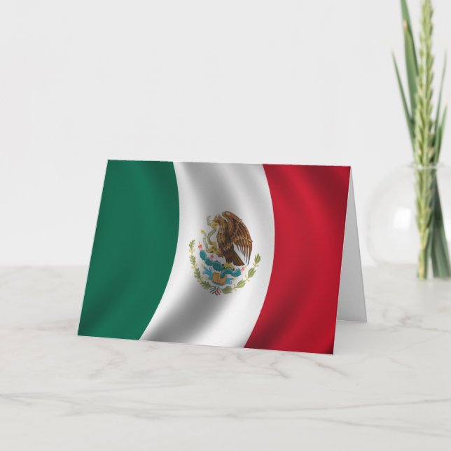 Día de la Bandera (Mexican Flag Day) Card (Front)