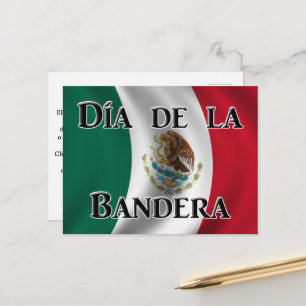 Día de la Bandera (Mexican Flag Day) Postcard