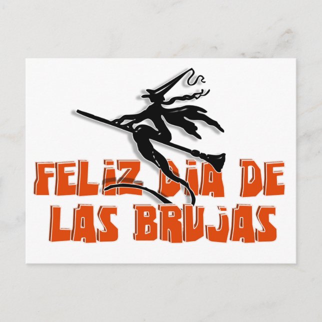 Dia de Las Brujas Postcard (Front)