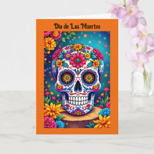 Dia de las Muertos Day of the Dead Greeting Card