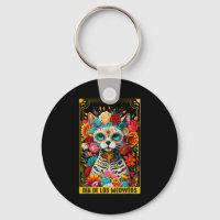 Dia De Los Meowtos Sugar Skull Cat Gift 
