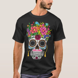Dia De Los Muertos 2023 Sugar Skull La Catrina Hal T-Shirt