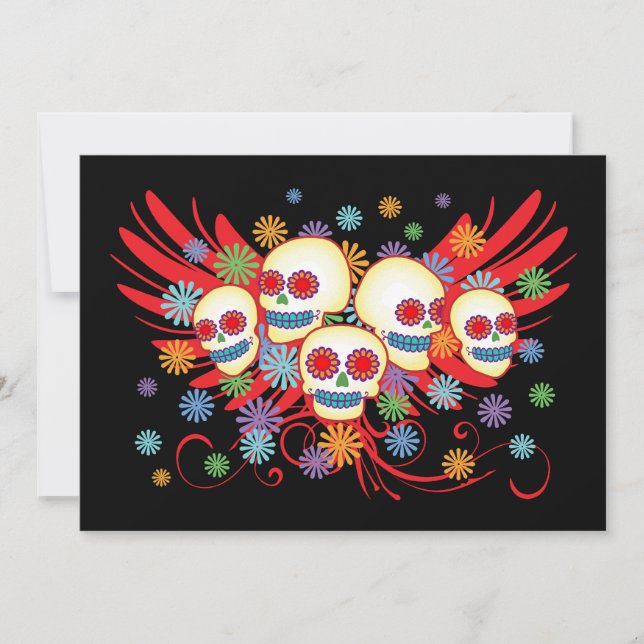 Dia de los Muertos 5x7 Invitation (Front)