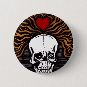 Día de los Muertos 6 Cm Round Badge