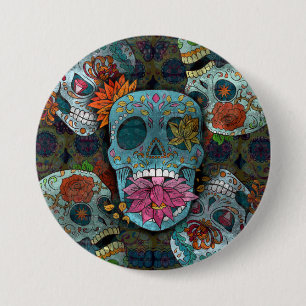 Dia De Los Muertos 7.5 Cm Round Badge