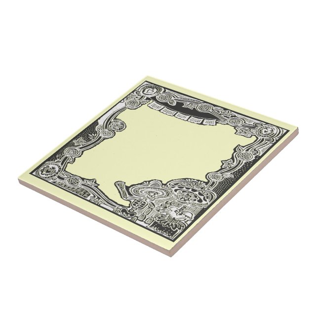 Dia De Los Muertos Altar Plaque - Tile (Side)
