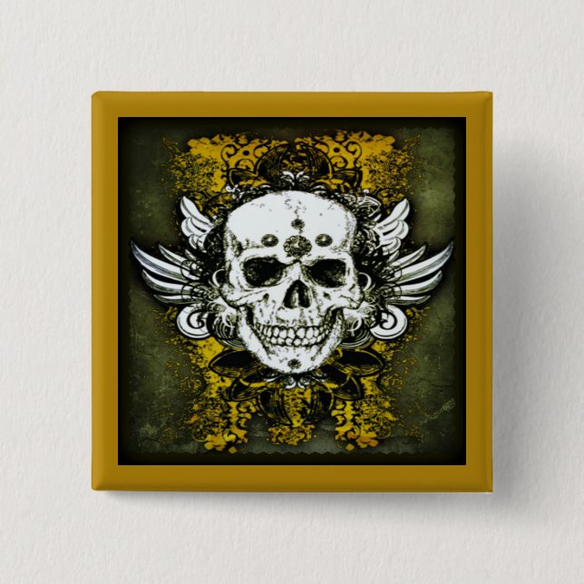 Dia de los muertos Button (Front)