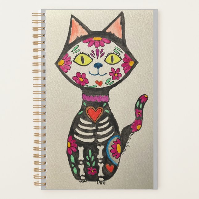 Dia de Los Muertos Cat Planner (Front)