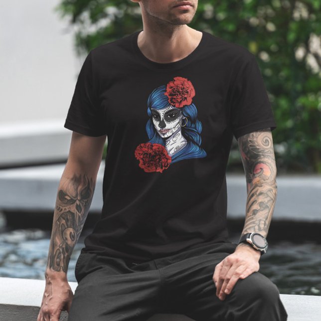 Dia De Los Muertos Catrina Kalaka   T-Shirt (Creator Uploaded)