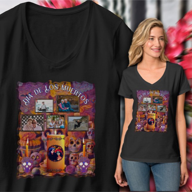  Dia de Los Muertos Catrinas Altar 1718 T-Shirt (Creator Uploaded)