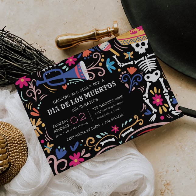 Día de los Muertos Celebration Invitation (Creator Uploaded)