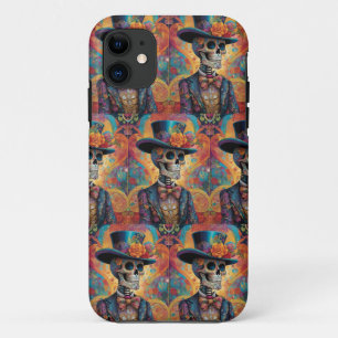 Dia de los Muertos Dapper Skeleton Case-Mate iPhone Case