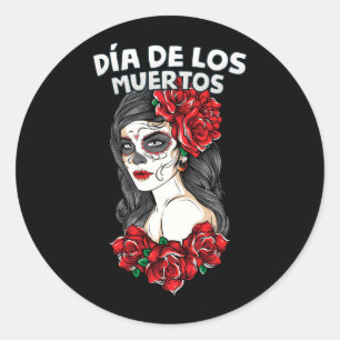 Dia De Los Muertos Day Of He Government Agencyd Classic Round Sticker