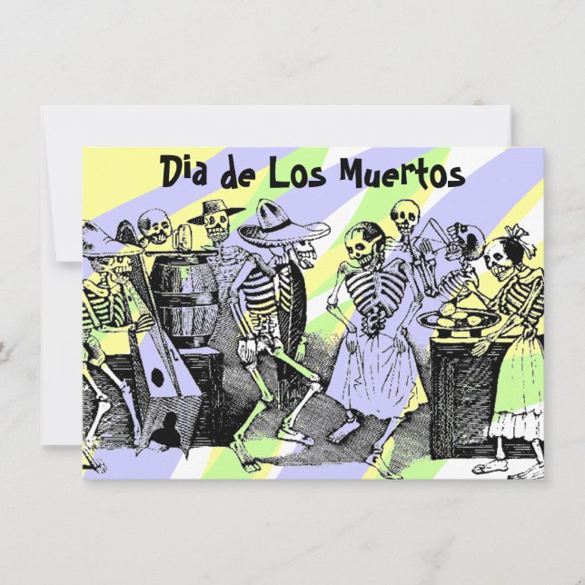 Dia de Los Muertos Day Of The Dead Invitations (Front)