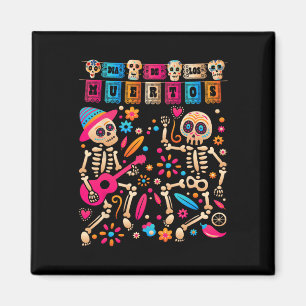 Dia De Los Muertos Day Of The Dead Mexican Skeleto Magnet