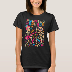 Dia De Los Muertos Day Of The Dead Mexican Skeleto T-Shirt