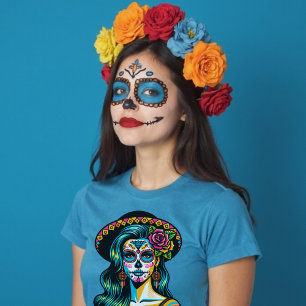 Día de los Muertos Day of the Dead Tradition T-Shirt