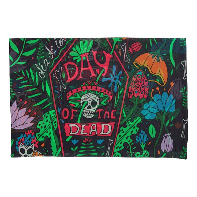 Dia de los Muertos: Festive Card Set Pillowcase (Front)