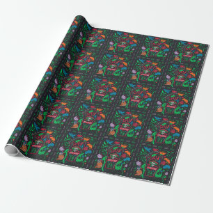 Dia de los Muertos: Festive Card Set Wrapping Paper