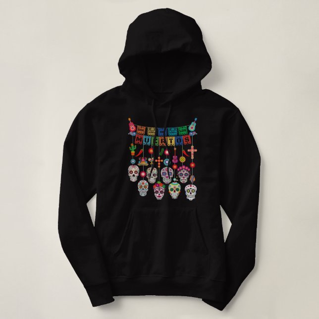 Dia De Los Muertos Funny Day of the dead Hanging s Hoodie (Design Front)