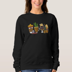Dia De Los Muertos Halloween Day Of Dead Coffee Mu Sweatshirt