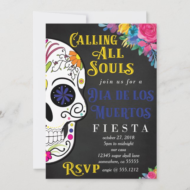 DIA DE LOS MUERTOS INVITE (Front)