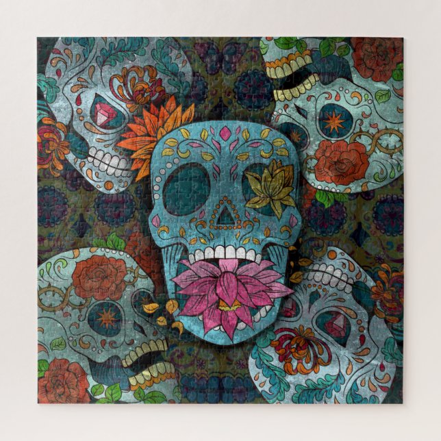 Dia De Los Muertos Jigsaw Puzzle (Vertical)