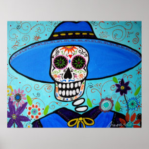 DIA DE LOS MUERTOS MARIACHI POSTER