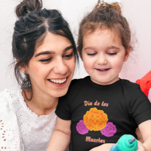 Día de los Muertos Marigold Trio Toddler T-Shirt