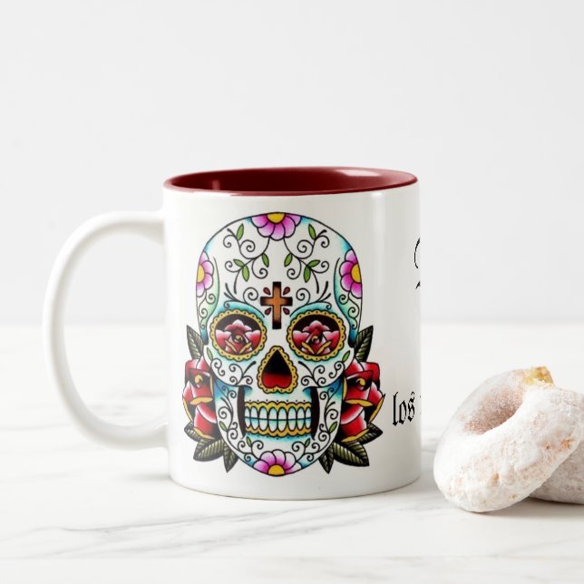 Día de los muertos Mug (With Donut)