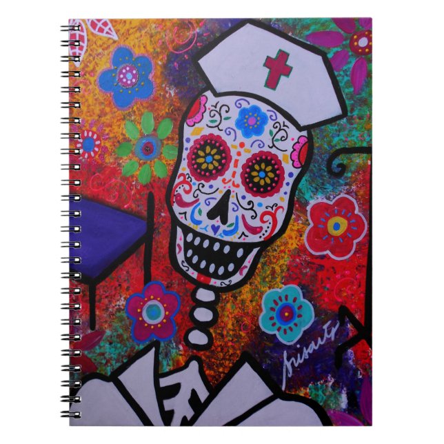 Dia de los Muertos NURSE Notebook (Front)