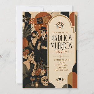 Dia De Los Muertos Party Invitation
