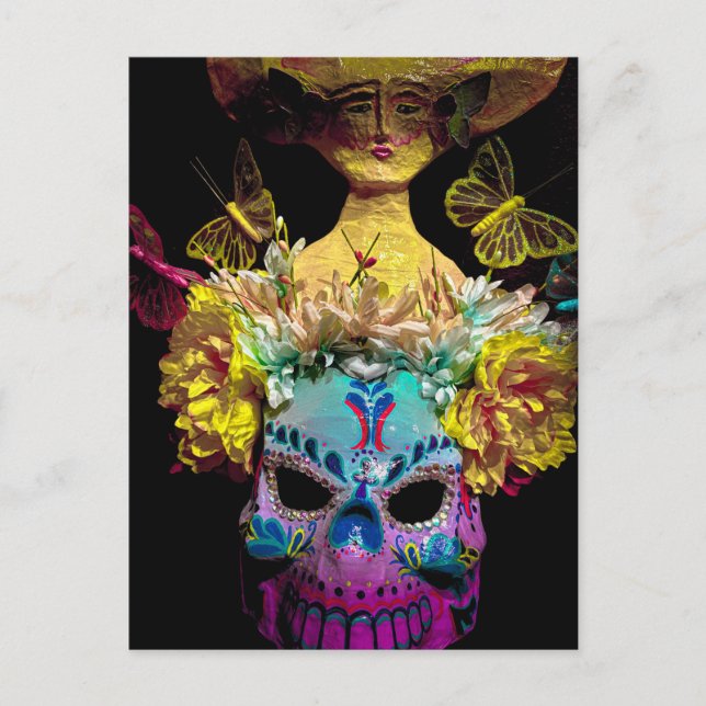 Día de los Muertos Postcard (Front)