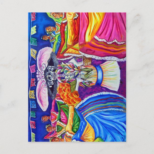 Día de los Muertos Postcard (Front)