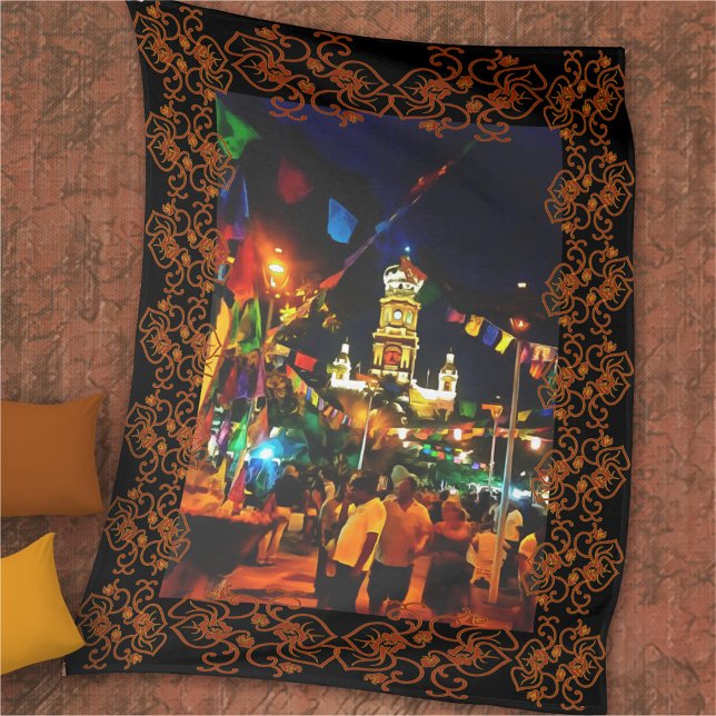Dia de Los Muertos PV-190130 Fleece Blanket (Creator Uploaded)