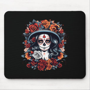 Dia De Los Muertos Shirt Women La Catrina Day Of Mouse Pad