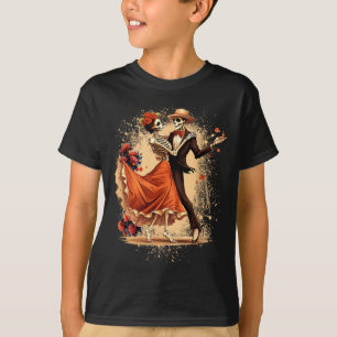 Dia De Los Muertos Skeletons Dancing Mexican Day O T-Shirt