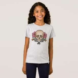 Dia de los Muertos Skull and Guns   Jersey Shirt