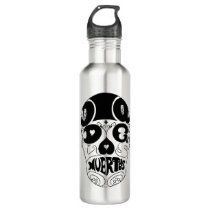 Dia De Los Muertos Skull Bottle