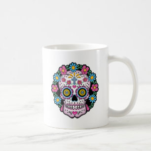 Dia de los Muertos Skull Coffee Mug
