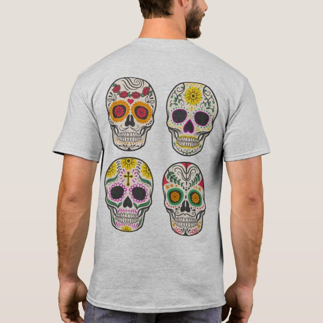 Dia de los Muertos Skulls | Shirt (Back)
