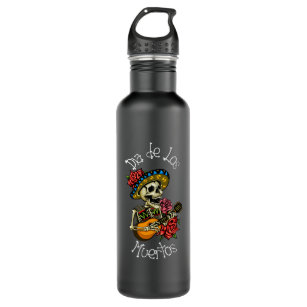 Dia de los Muertos- Sugar Candy Skull 710 Ml Water Bottle