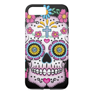 Dia de los Muertos Sugar Skull Case-Mate iPhone Case